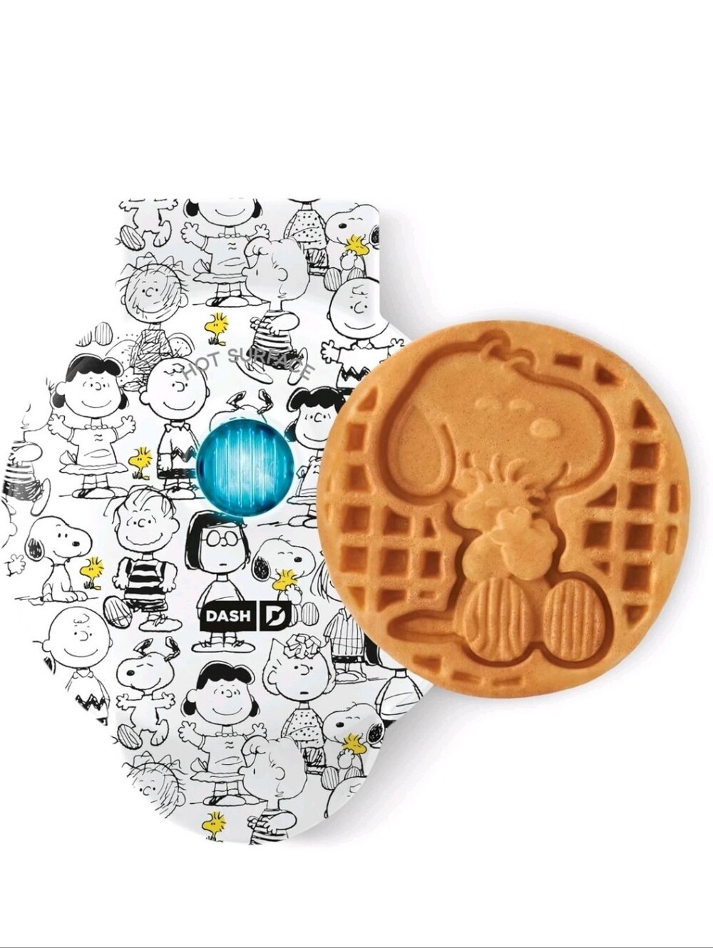 Dash X Peanuts Snoppy Mini Waffle Maker NIB